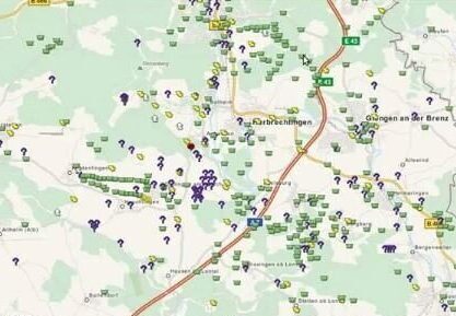 Geocachingkarte